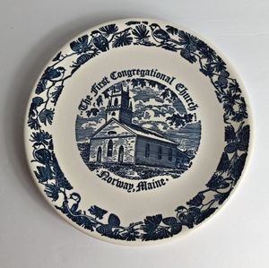 First Congregational Church Commemorative Plate